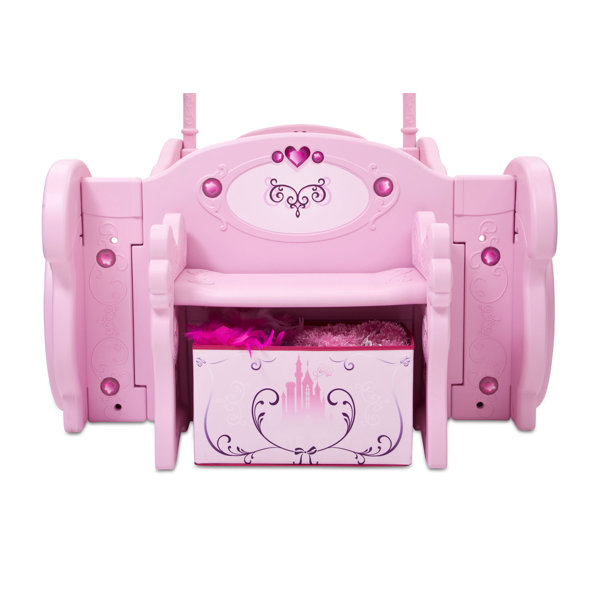 Delta Children Disney Princess Carriage Convertible Toddler Bed